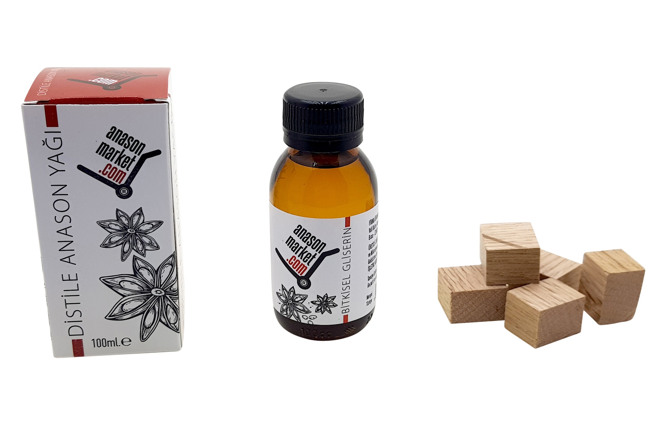 100ml Anason aroma verici + 100ml Gliserin 